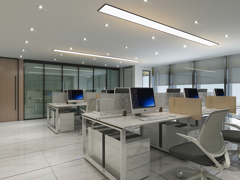 辦公室裝修-公共辦公區(qū)設(shè)計-文豐裝飾