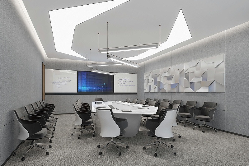 現(xiàn)代創(chuàng)意辦公室設計裝修-文豐裝飾