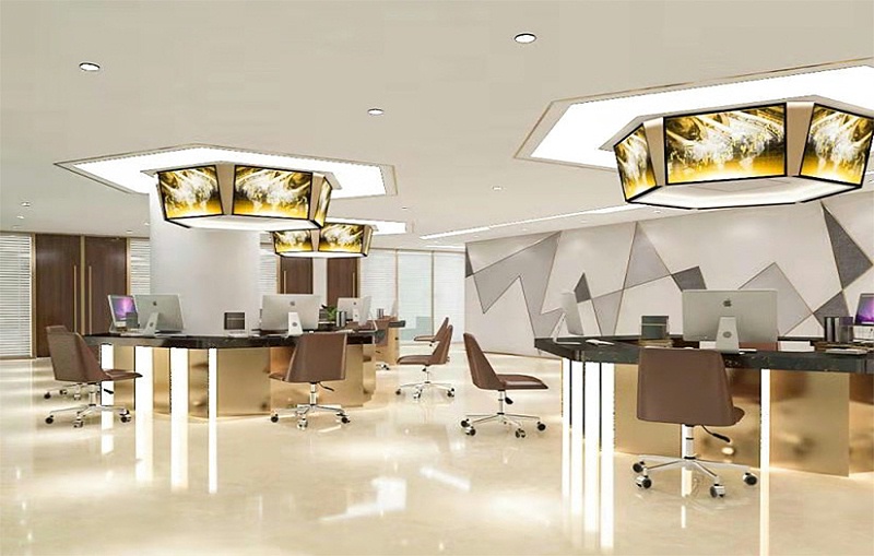 金融企業(yè)辦公室裝修-文豐裝飾