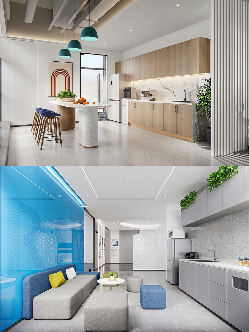 企業(yè)茶水間設(shè)計(jì)效果圖