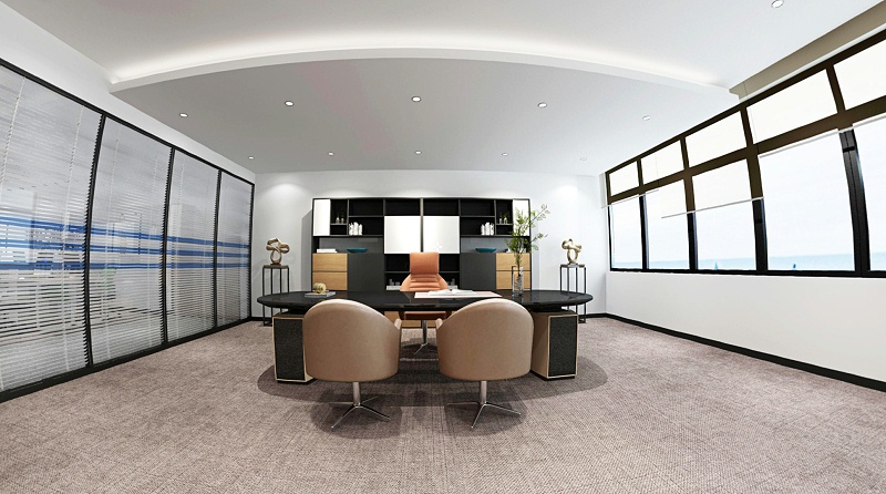 深圳辦公室設(shè)計(jì)效果圖-文豐裝飾