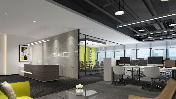 80平辦公室裝修-中高端寫字樓裝修方案-羅湖寫字樓設(shè)計(jì)-深圳文豐裝飾