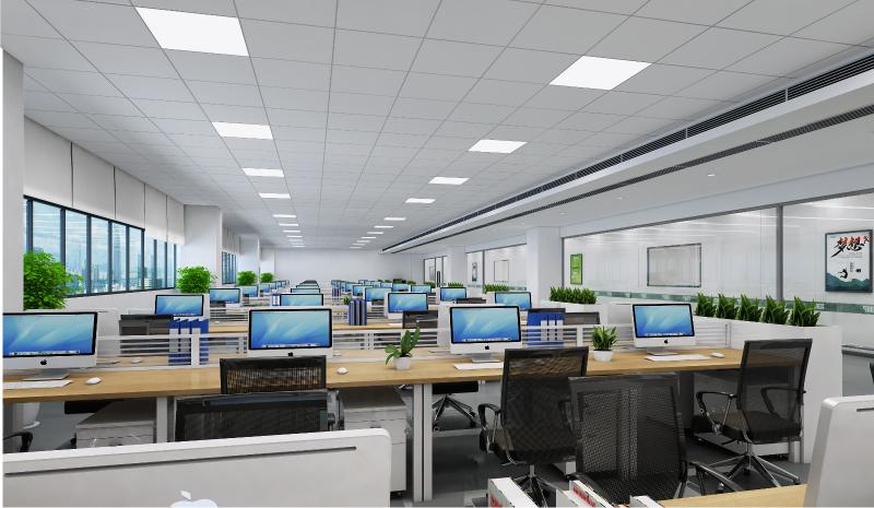 工廠辦公區(qū)設(shè)計(jì)效果圖