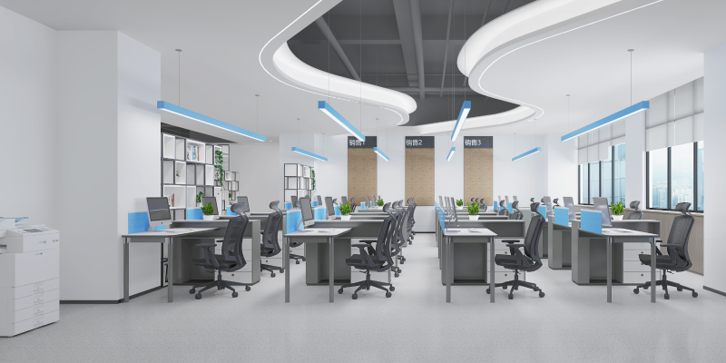 開放式辦公區(qū)設(shè)計-文豐裝飾公司