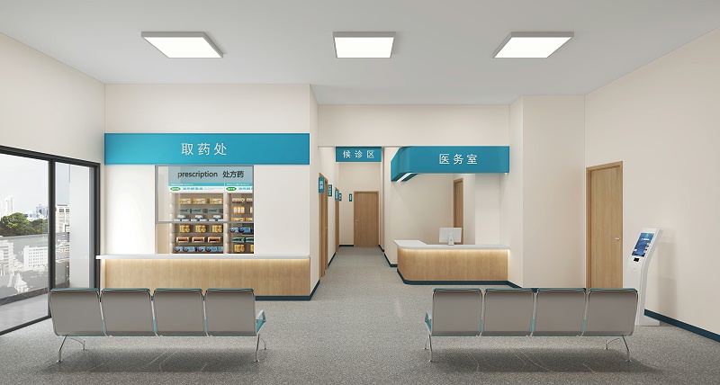 醫(yī)務區(qū)-候診室設計效果圖