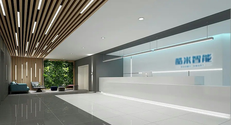 辦公室前廳設(shè)計(jì)效果圖-文豐裝飾