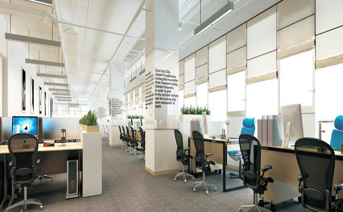 文豐裝飾辦公室裝修效果圖