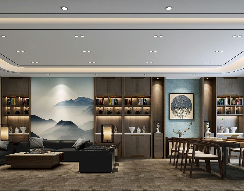 辦公室裝修-中式風(fēng)設(shè)計(jì)