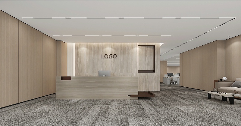 鵬潤達辦公室效果圖設計-文豐裝飾