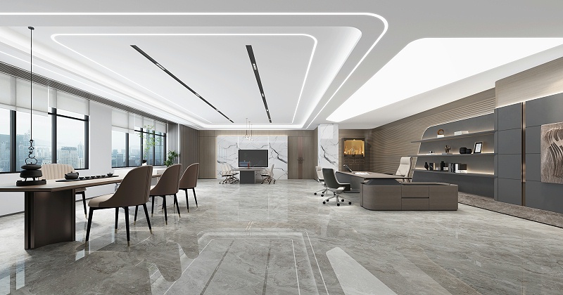 久久精工董事長室效果圖-文豐裝飾