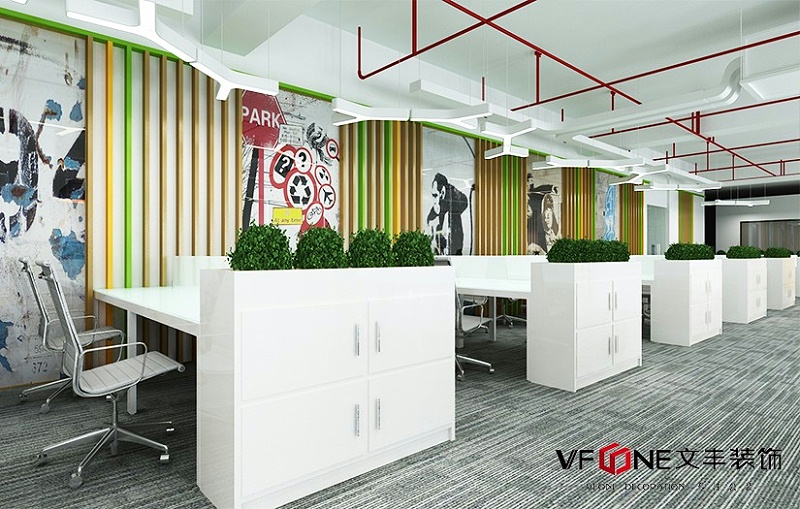 文豐裝飾辦公室裝修效果圖