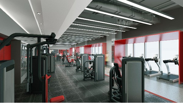 健身房設計效果圖_  健身房裝修要注意什么？