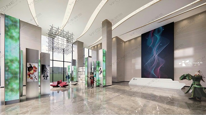 深圳企業(yè)前廳設(shè)計(jì)-文豐裝飾