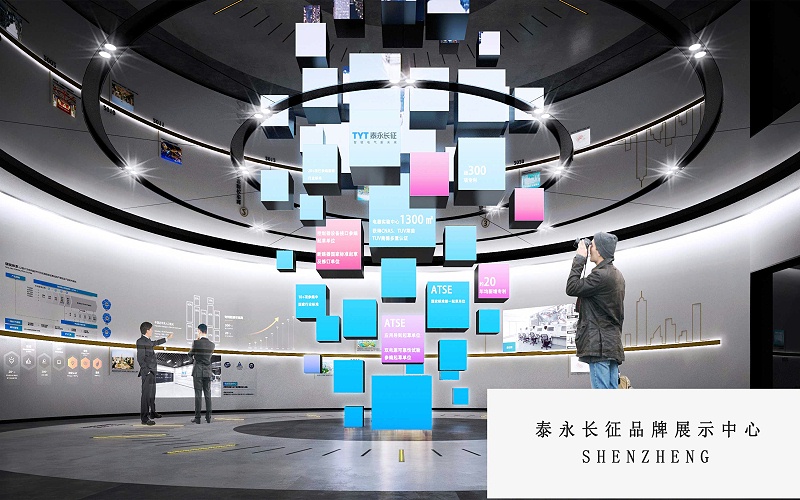 展廳設計效果圖-文豐裝飾