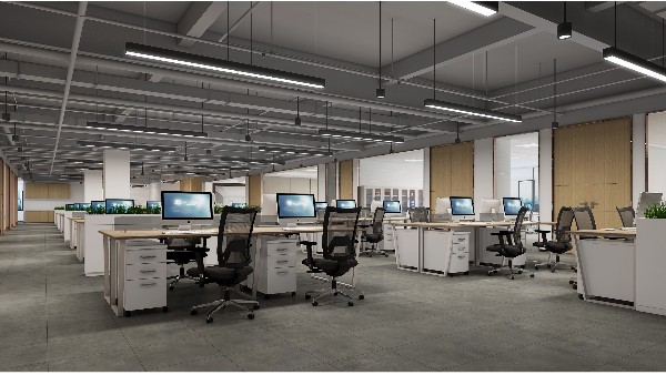 小辦公室裝修效果圖-辦公室的裝修效果圖-辦公室的設(shè)計效果圖-深圳文豐裝飾