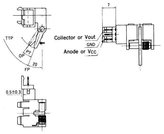 光電開關OS-5102尺寸規(guī)格