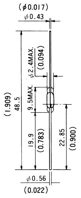 干簧管（磁性開關(guān)/磁簧開關(guān)）HYR-1002尺寸規(guī)格