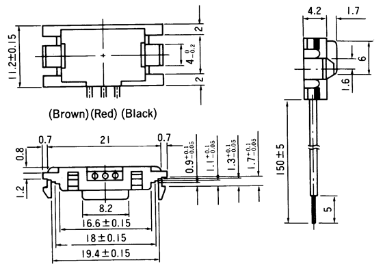 光電傳感器（光學(xué)傳感器）OM-5124尺寸規(guī)格