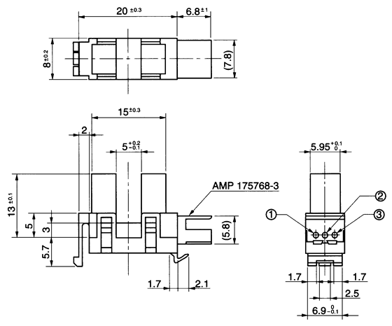 光電傳感器（光學(xué)傳感器）OJ-660531尺寸規(guī)格